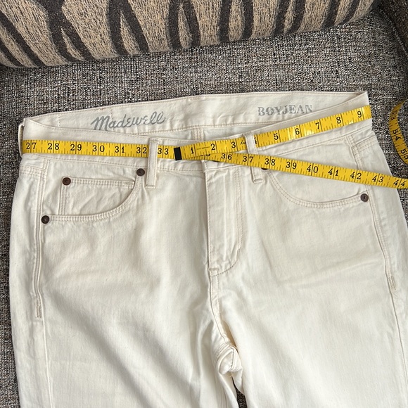 Madewell Boyjean In Off White - Picture 9 of 9